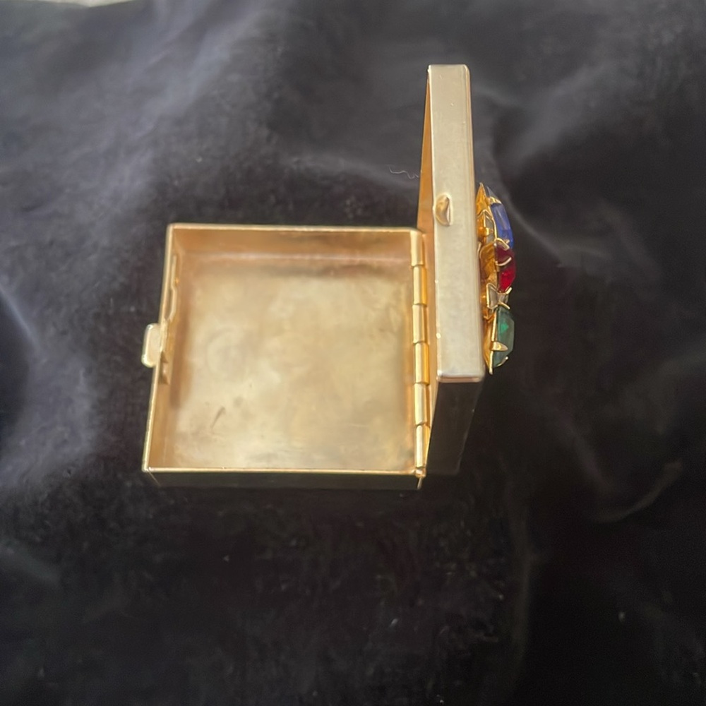 Rhinestone Pill/ Earring Box - Picture 2 of 5